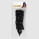Carnival gloves, black color with rhinestones, long