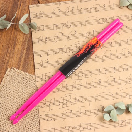 Drum sticks Music Life 5a Pink, luminous-3