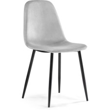 Lilu Metal Metal Metal Carcass/Velura, Black/Gray 44x51x85 cm