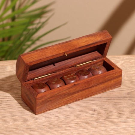 Game desktop "Cubes" 12.5x4x4 cm, tree shisham-2