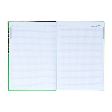 Business block of A4, 120 sheets "Green Valley", glossy lamination, 5-color block, block 65 g/m2-2