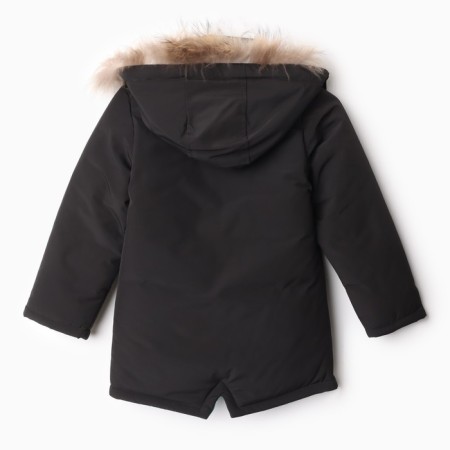 Winter jacket for boys, black color, height 116 cm-4