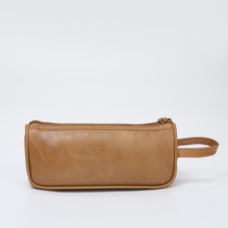 Cosmetic bag Dor units, 20.5*4.5*9, department for Meln, n/karm, beige-1