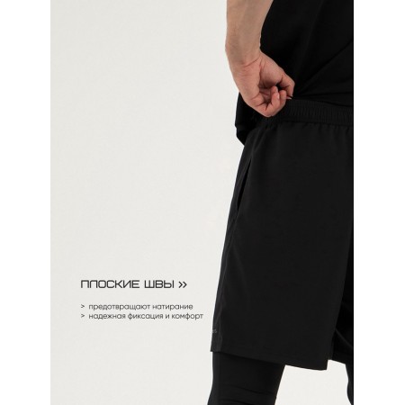 Men's shorts Resport, p. 50, black color, basic-4