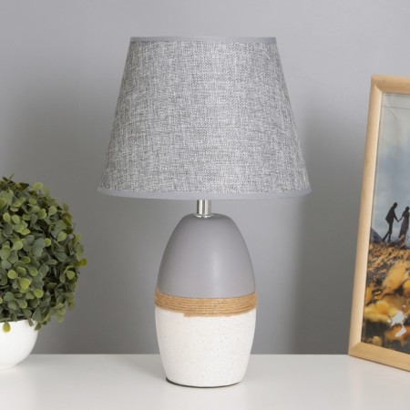 HELP LAM "Nicola" 1x40W E14 white-gray 23x23x38cm