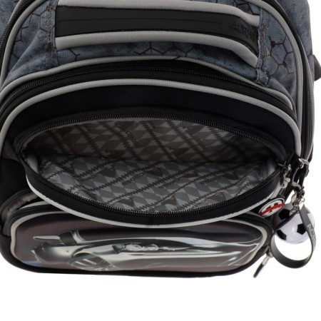 Frame backpack 35 x 28 x 15 cm, Across 178, filling: bag, pencil case, blue ACR22-178-1-9