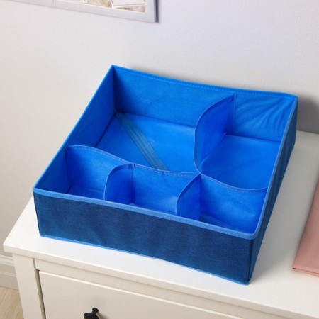 Organizer Textile, folding, 40 × 40 × 13 cm, color mix-1