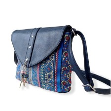 Messenger bag, valve department, blue color