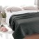 Liberty blanket, size 220x240 cm, dark gray color