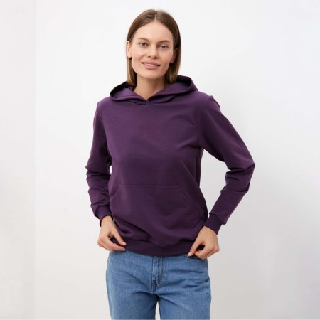 Female sweatshirt, purple color, size 52