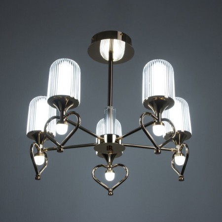 Causteen with FDD "Lamur" 5XLED 50W 3000-6000K gold 55.5x55x80 cm-3