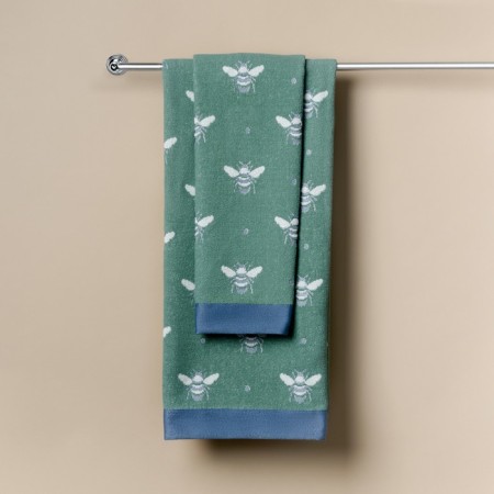 Tainted towel Maya, size 50x90 cm, green color