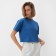 T-shirt shortened female Minaku Oversize Fit: Color Electro, Rr. 46