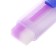 Rectangular eraser in the color of the case, in a plastic sliding holder mix