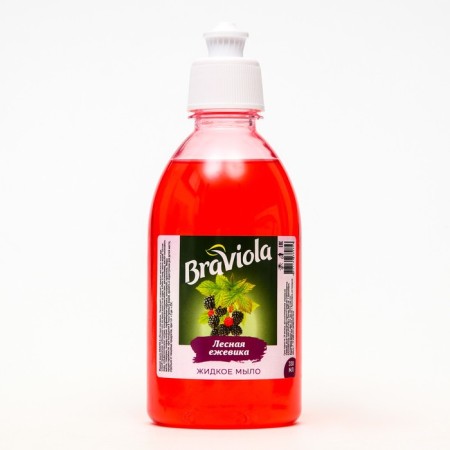 Liquid soap braviola forest blackberry black pool, 330 ml