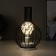 Night -core jug loft LED from batteries 3AAA Black 12x12x19 cm Risalux