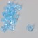 Plastic beads "Crystal multi -graphic. Lavender" Transparent set of 20 g 1x1x1 cm