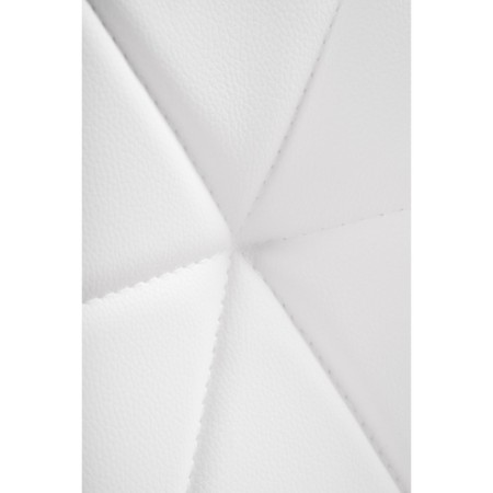 Computer chair Trizor Metal/Eco -leather, Chrome/White 53x53x69 cm-6