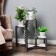 Standing Column for Flower Flower Flora 49x54x40 cm, gray-pink