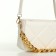 Bag Cross-Bodi with a zipper, white color