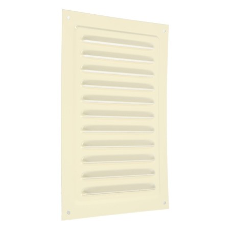 Ventilation grate Zein Lux RM1724sk, 170 x 240 mm, with a grid, metal, ivory-4