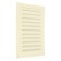 Ventilation grate Zein Lux RM1724sk, 170 x 240 mm, with a grid, metal, ivory