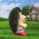 Garden figure "Hedgehog Semyon with strawberries" 17x17x35cm