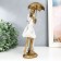Polystone souvenir "In love pair under an umbrella in the wind" 8x12.5x25.5 cm