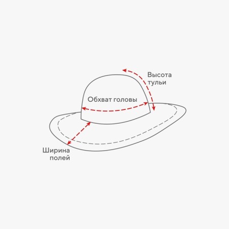 Women's hat "Life is good", size 54-56, white color-8