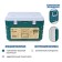 Thermal container "Arctic", 60 l, 64 x 43.5 x 40 cm, 2 ice containers, green