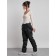 Semi -combinezone ski insulated female winter, size 50, black color