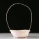 Wicker basket, 19x5 cm, white, bamboo
