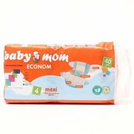 Distributes for children "Baby Mom" ​​Econom 4, (7-18 kg), 40 pcs-1
