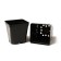 Pot for seedlings, 3 l, d = 16 cm, h = 16 cm, black, greengo