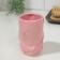 Set: dispenser, glass, soap dish "pink"