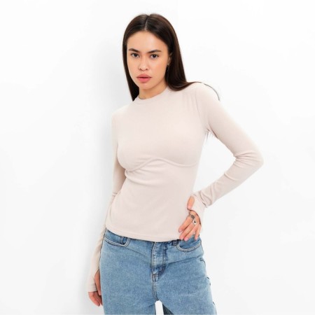 Jumper with a decorative seam Women's Mist p. 44, milk color-5
