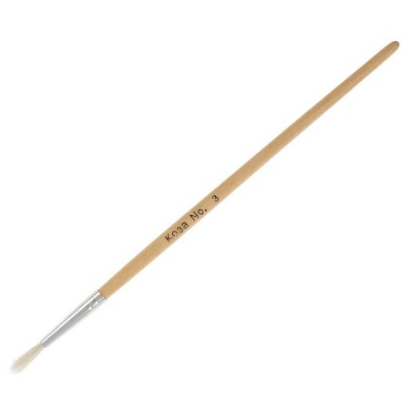Koz's hand set, 5 pieces (No. 1, 2, 3, 4, 5), round, with wooden handles, in a blister-4