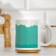 Sublimation mug "in the rhythm of fun", with application