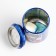 Jars for storing mediators blue 5.1 x 7.2 cm