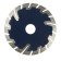 Disk diamond cutting tundra, segment with protective sectors, dry cut, 115 x 22 mm