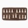 Chess desktop souvenir "Qing dynasties" 28 x 28 cm, king H-5.5 cm, pawn H-4.5 cm