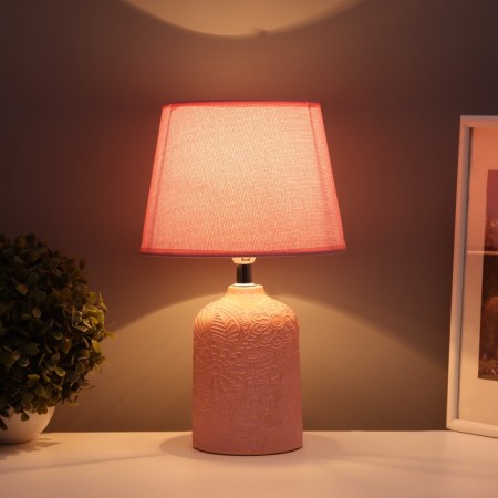 Highway lamp "Flower Field" 1x40W E14 pink 20x20x34cm-1