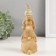 Polystone souvenir "Pyramid - Bunnies with Easter egg and bird" 8.5x6x17.5 cm