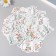 Stickers for creativity "Flower alphabet" embossing silver set 33 pcs 9x7x0.8 cm