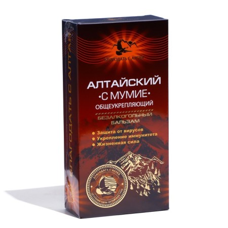 Balm "Altai" with mumiyo general strengthening, 250 ml