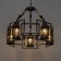 Chandelier "MADILAL" 5H27 black 65x65x28 cm