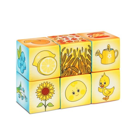 Set of soft cubes "ABC of Color"-2