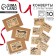 Envelopes with stickers, set “Open when...”, (craft), 10pcs., 16 x 11.5 cm.
