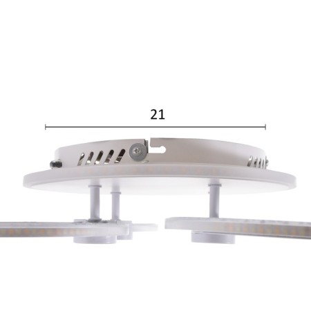 Luer with PDU 1892/4 LED 70W Dimmer white 39.5x39.5x8 cm Bayerlux-17