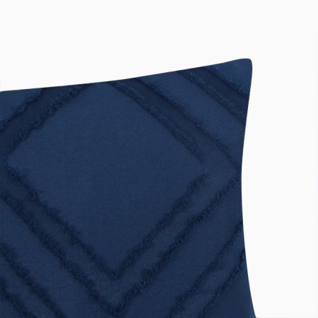 Decorative pillowcase "Ethel" rhombus 42x42 cm, blue-2